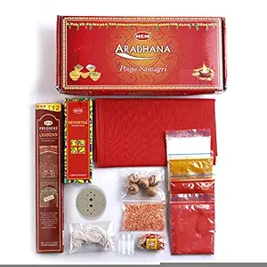 HEM Aradhna Pooja Samagri Pack Contain 14 Essentials