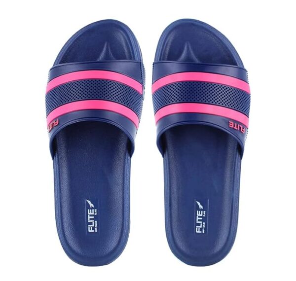 Flite FL 415 Slippers for Women (Blue & Pink)