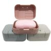 HOUSEHOLD CULTURE Spring Useful Portable Waterproof Home Bathroom Indoore Use Soap Box Case Holder | Plastic Soap Case Box Holder Dish Container for indoors Travel Home Use Pack of 2 (Random Color)