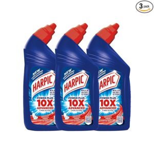 Harpic Powerplus Disinfectant Toilet Cleaner Liquid, Original - 500 ml (Pack of 3)