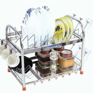 Rectangular Stainless Steel Kitchen Dish Rack